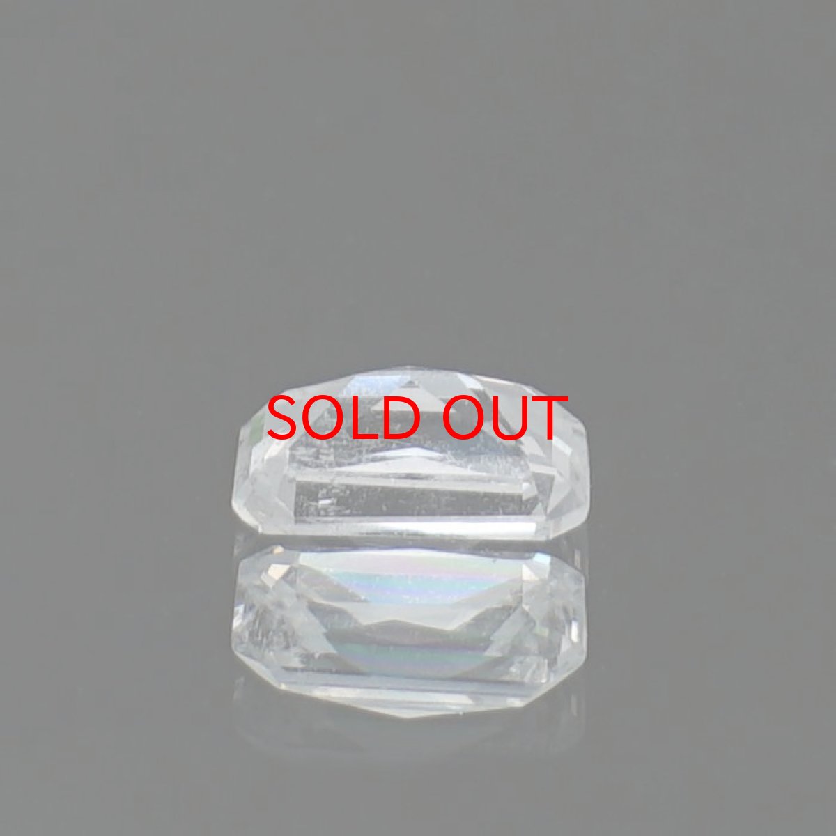 画像3: フェナカイト ルース 約0.43ct スクエアカット ロシア マリシェボ産 【 一点もの 】 フェナス石 Phenakite 希少石 レア 裸石 天然石 パワーストーン カラーストーン (3)