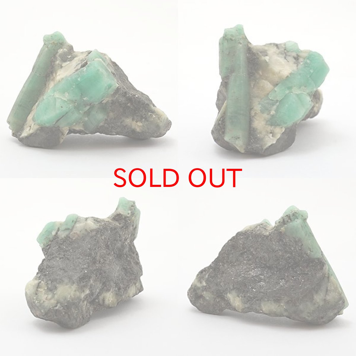 画像2: エメラルド 原石 約58.3g コロンビア産 emerald 一点もの 緑柱石 5月誕生石 天然石 パワーストーン カラーストーン (2)