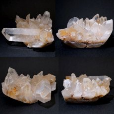 画像2: マニカラン水晶 クラスター 約255.5g ヒマラヤ産 原石 【 一点もの 】 Manikaran 淡色 ピンク 浄化 ヒマラヤ水晶 希少石  天然石 パワーストーン カラーストーン (2)