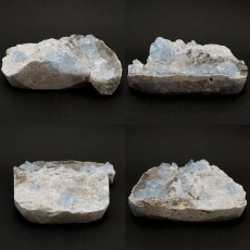 画像2: ブルーフローライト 原石 約560.9g 中国湖南省産 【 一点もの 】 Fluolite フローライト 蛍石 天然石 パワーストーン カラーストーン (2)