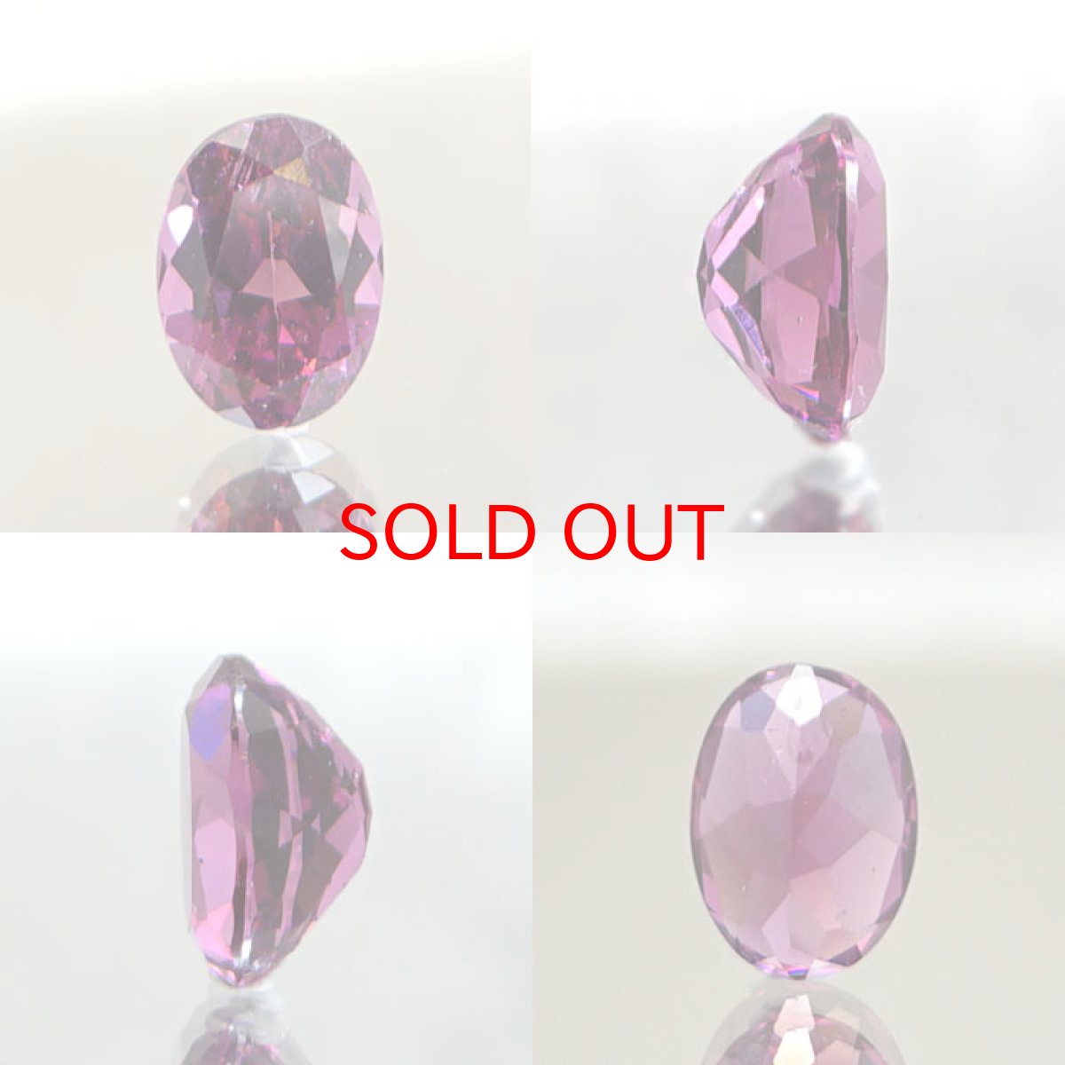 画像2: マラヤガーネット ルース 1.07ct タンザニア産 オーバルカット【一点物】1月誕生石 裸石  天然石 パワーストーン カラーストーン (2)