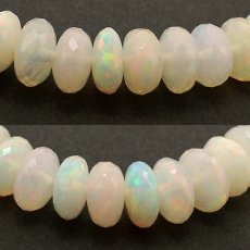 画像2: エチオピアオパール ブレスレット 約8mm エチオピア産 一点もの Ethiopian opal 10月誕生石 オパール 天然石 パワーストーン カラーストーン (2)