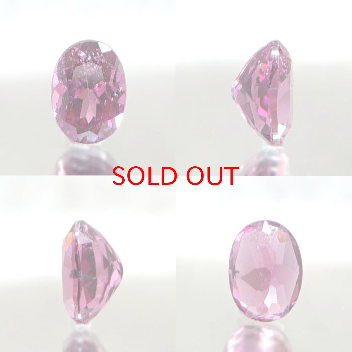 画像2: マラヤガーネット ルース 1.04ct タンザニア産 オーバルカット【一点物】1月誕生石 裸石  天然石 パワーストーン カラーストーン (2)