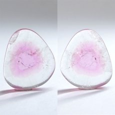 画像2: 《高品質》 ウォーターメロントルマリン ルース 7.85ct ブラジル産 スライス【一点物】10月誕生石 裸石  天然石 パワーストーン カラーストーン (2)