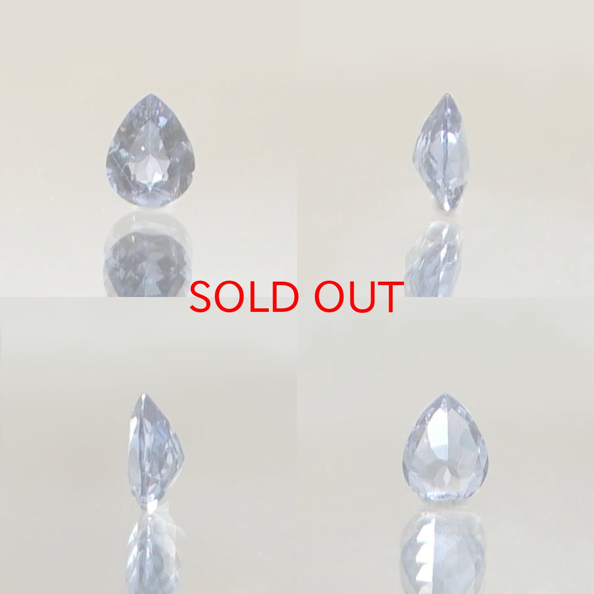 画像2: カラーチェンジガーネット ルース 0.18ct ベキリー産 ペアーシェイプ【一点物】1月誕生石 裸石  天然石 パワーストーン カラーストーン (2)