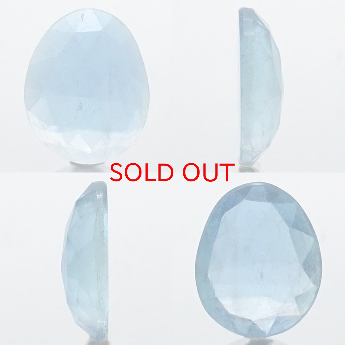 画像2: サンタマリアアクアマリン ルース 5.45ct ブラジル産 ローズカット【一点物】3月誕生石 裸石  天然石 パワーストーン カラーストーン (2)