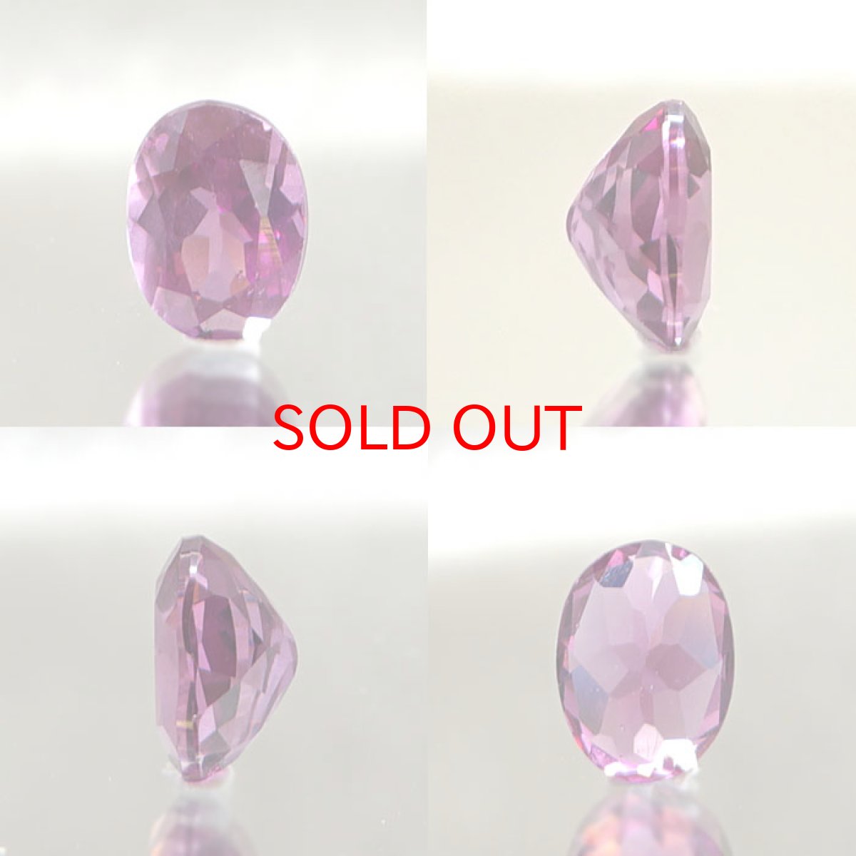 画像2: マラヤガーネット ルース 0.97ct タンザニア産 オーバルカット【一点物】1月誕生石 裸石  天然石 パワーストーン カラーストーン (2)