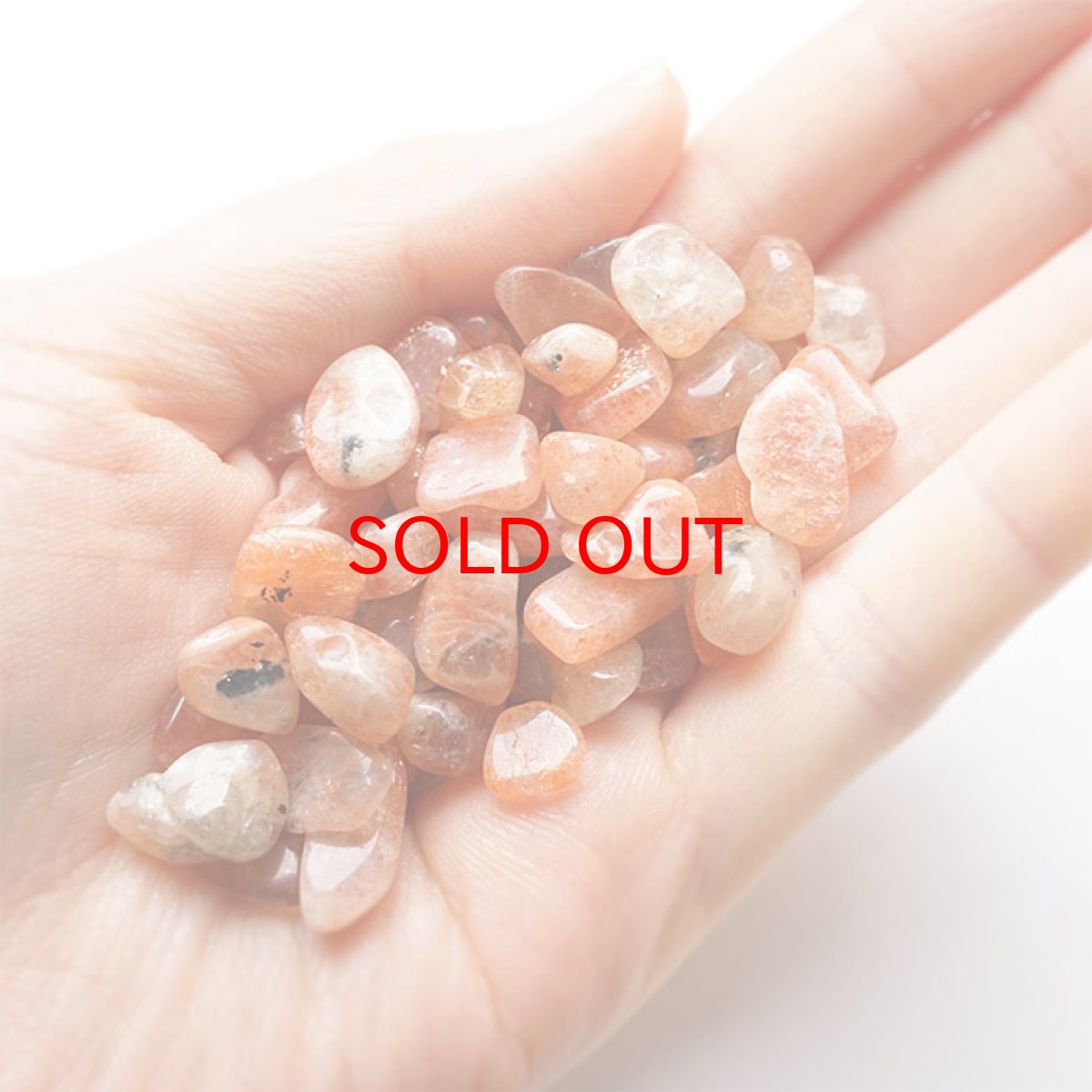 画像3: さざれ 100g サンストーン 中粒 《高品質》 天然石 パワーストーン カラーストーン (3)