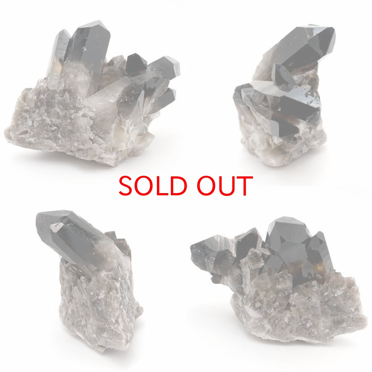 画像2: モリオン クラスター 373.8g アーカンソー産 原石 【 一点もの 】 高品質 アメリカ産 Morion 黒水晶 希少 天然石 パワーストーン カラーストーン (2)