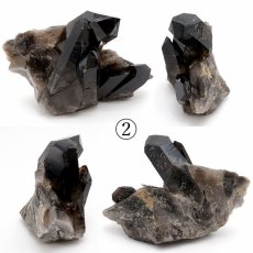 画像5: モリオン クラスター アーカンソー産 原石 【 一点もの 】 高品質 アメリカ産 Morion 黒水晶 希少 天然石 パワーストーン カラーストーン (5)