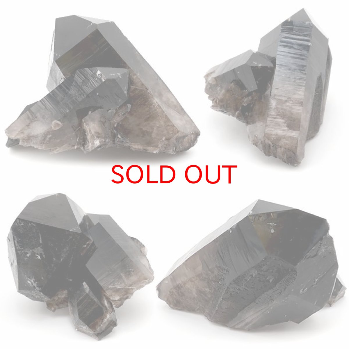 画像2: モリオン クラスター 278.7g アーカンソー産 原石 【 一点もの 】 高品質 アメリカ産 Morion 黒水晶 希少 天然石 パワーストーン カラーストーン (2)