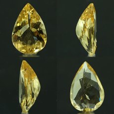 画像2: イエローダンビュライト ルース ブラジル産 約2.44ct ペアーシェイプ 【一点物】 Yellow Danburite 天然石 パワーストーン カラーストーン (2)