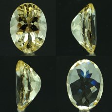 画像2: イエローダンビュライト ルース ブラジル産 約1.16ct オーバルカット 【一点物】 Yellow Danburite 天然石 パワーストーン カラーストーン (2)