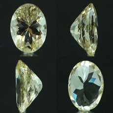 画像2: イエローダンビュライト ルース ブラジル産 約1.02ct オーバルカット 【一点物】 Yellow Danburite 天然石 パワーストーン カラーストーン (2)