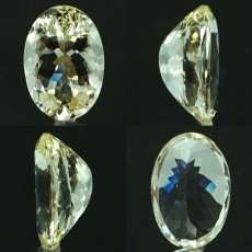 画像2: イエローダンビュライト ルース ブラジル産 約2.12ct オーバルカット 【一点物】 Yellow Danburite 天然石 パワーストーン カラーストーン (2)