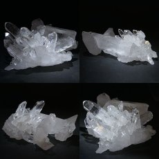 画像2: 《高品質》 ゼッカデソーザ水晶 原石 クラスター 248.6g 【一点物】 ブラジル・ゼッカデソーザ産 Zecadesouza Quartz 稀少石 浄化 天然石 パワーストーン カラーストーン (2)