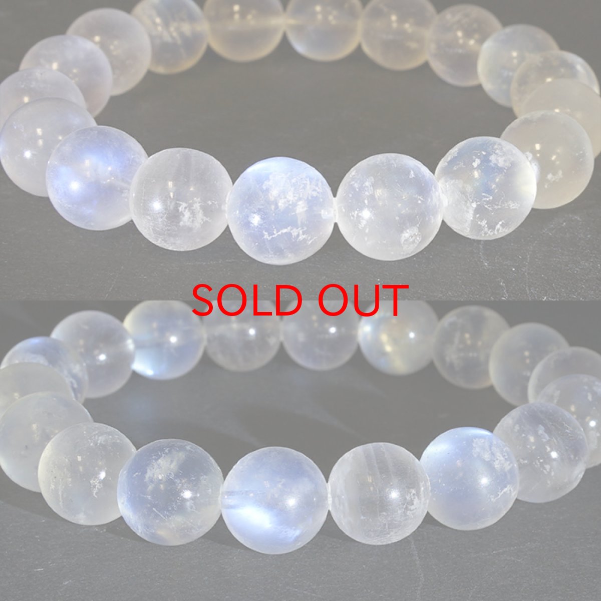 画像2: 【高品質】【 一点もの 】 ロイヤルブルームーンストーン11mm ブレスレット スリランカ産  Moon stone ムーンストーン 6月誕生石 月長石 シラー効果 天然石 パワーストーン カラーストーン (2)