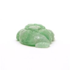 画像5: ミャンマー翡翠 金銭三本足蛙 彫り物 Jade Jadeite 一点もの ひすい ヒスイ 三本足の蛙 みつあしのかえる 手彫り お守り カラーストーン (5)