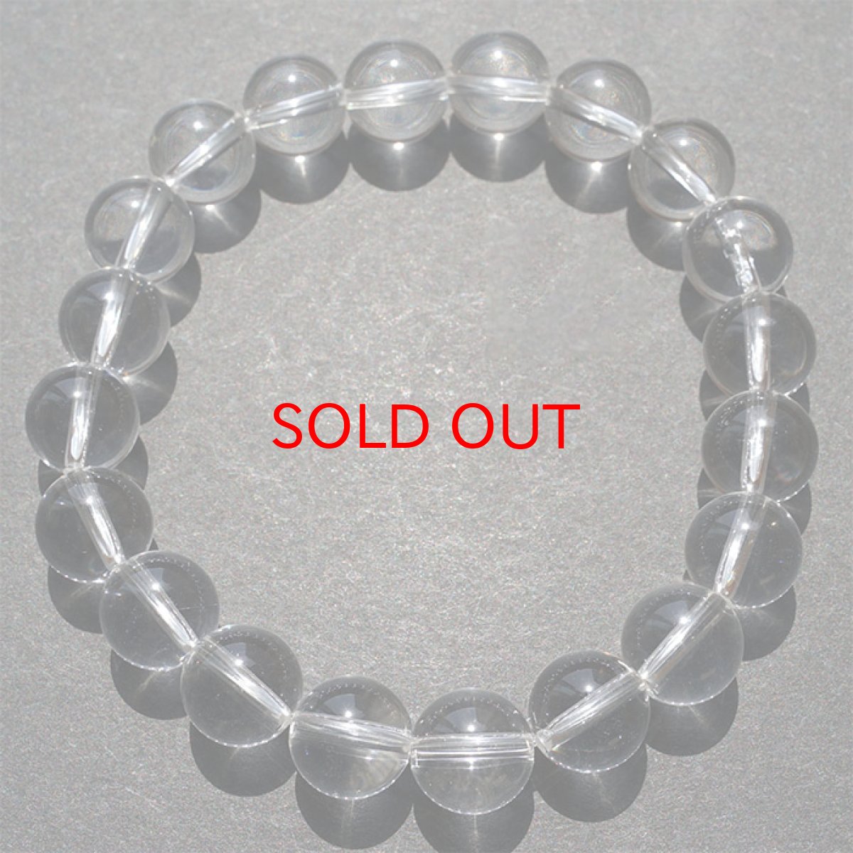 画像3: 山梨黒平水晶 透明Sランク ブレスレット 10mm【一点もの】  山梨県産 日本銘石 日本製 国産水晶 天然石 パワーストーン (3)