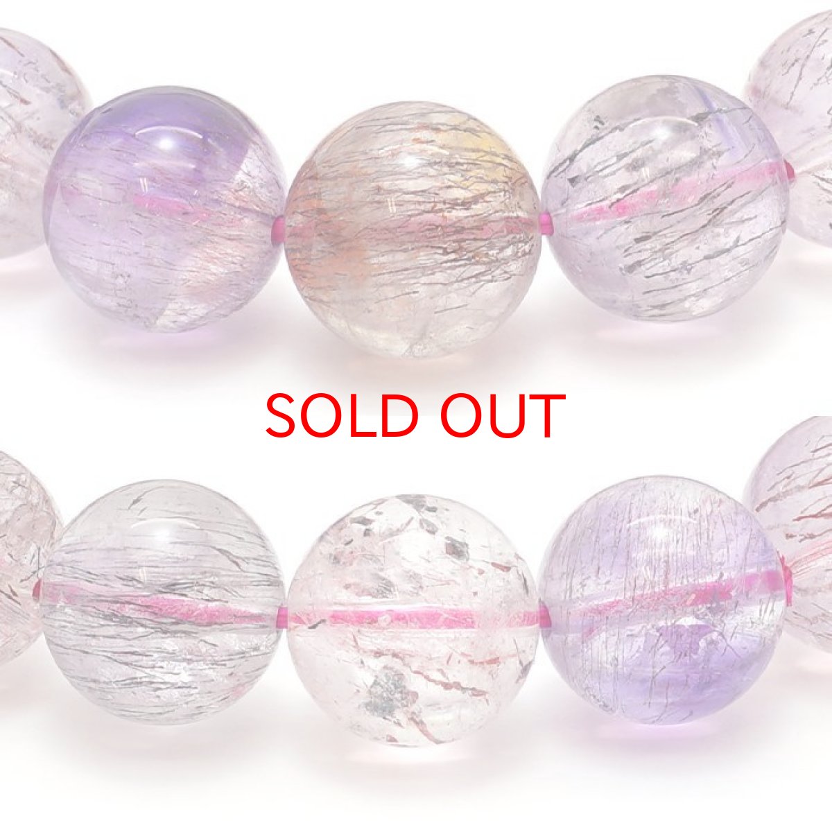 画像2: スーパーセブン ブレスレット 12mm  ブラジル産 一点もの superseven 天然石 パワーストーン  カラーストーン ハイクオリティ (2)