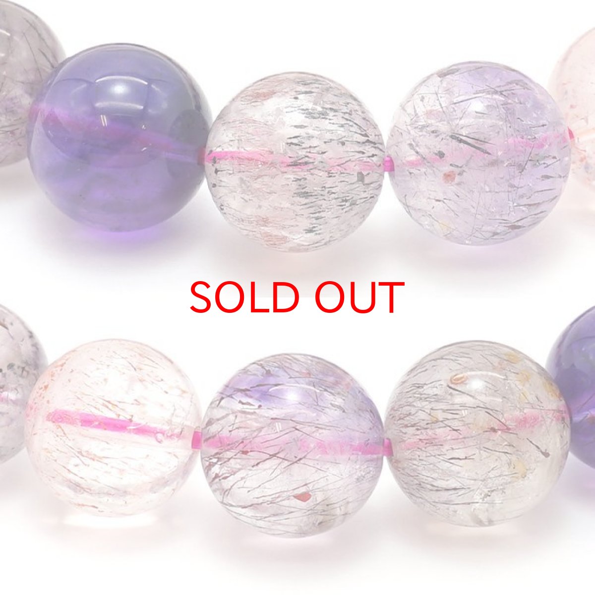 画像2: スーパーセブン ブレスレット 11mm  ブラジル産 一点もの superseven 天然石 パワーストーン カラーストーン ハイクオリティ (2)