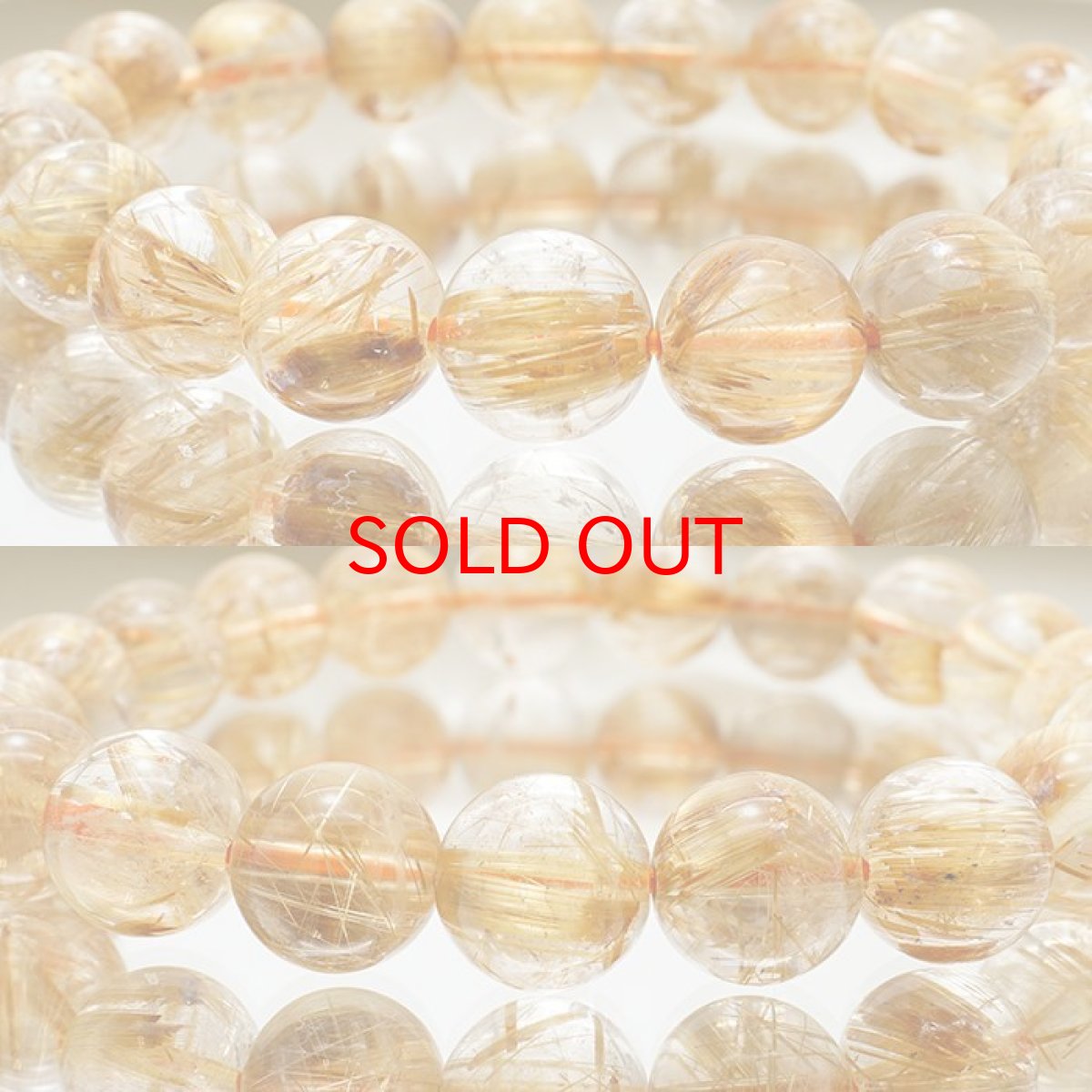 画像2: タイチンルチルクォーツブレスレット 10mm 金針水晶 taichinrutilebracelet ブラジル産 【一点もの】 ゴールドルチル 天然石 パワーストーン カラーストーン (2)