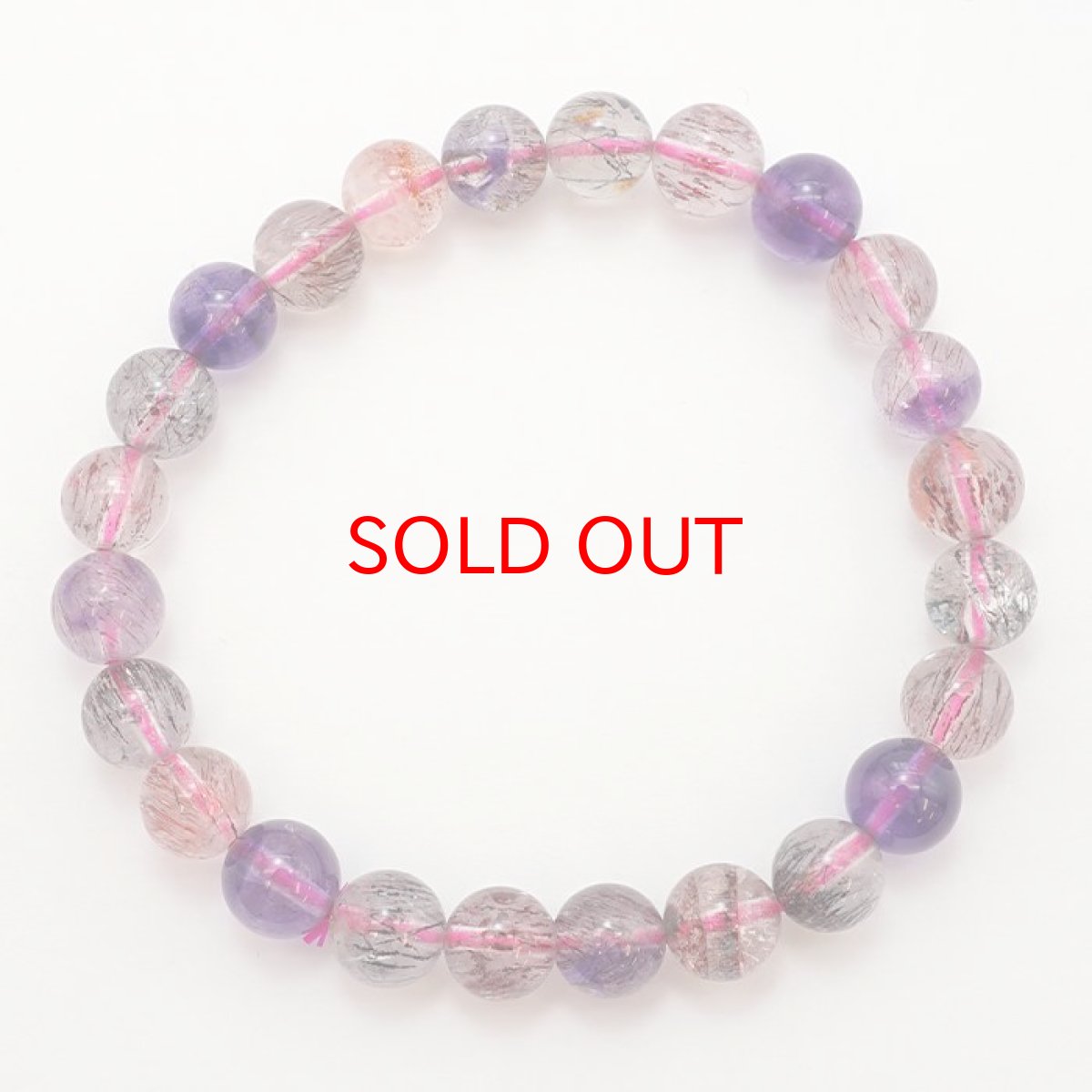 画像4: スーパーセブン ブレスレット 7mm ブラジル産 一点もの superseven 天然石 パワーストーン カラーストーン ハイクオリティ (4)