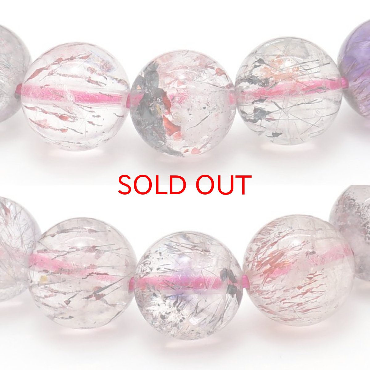 画像2: スーパーセブン ブレスレット 8mm ブラジル産 一点もの superseven 天然石 パワーストーン カラーストーン ハイクオリティ (2)