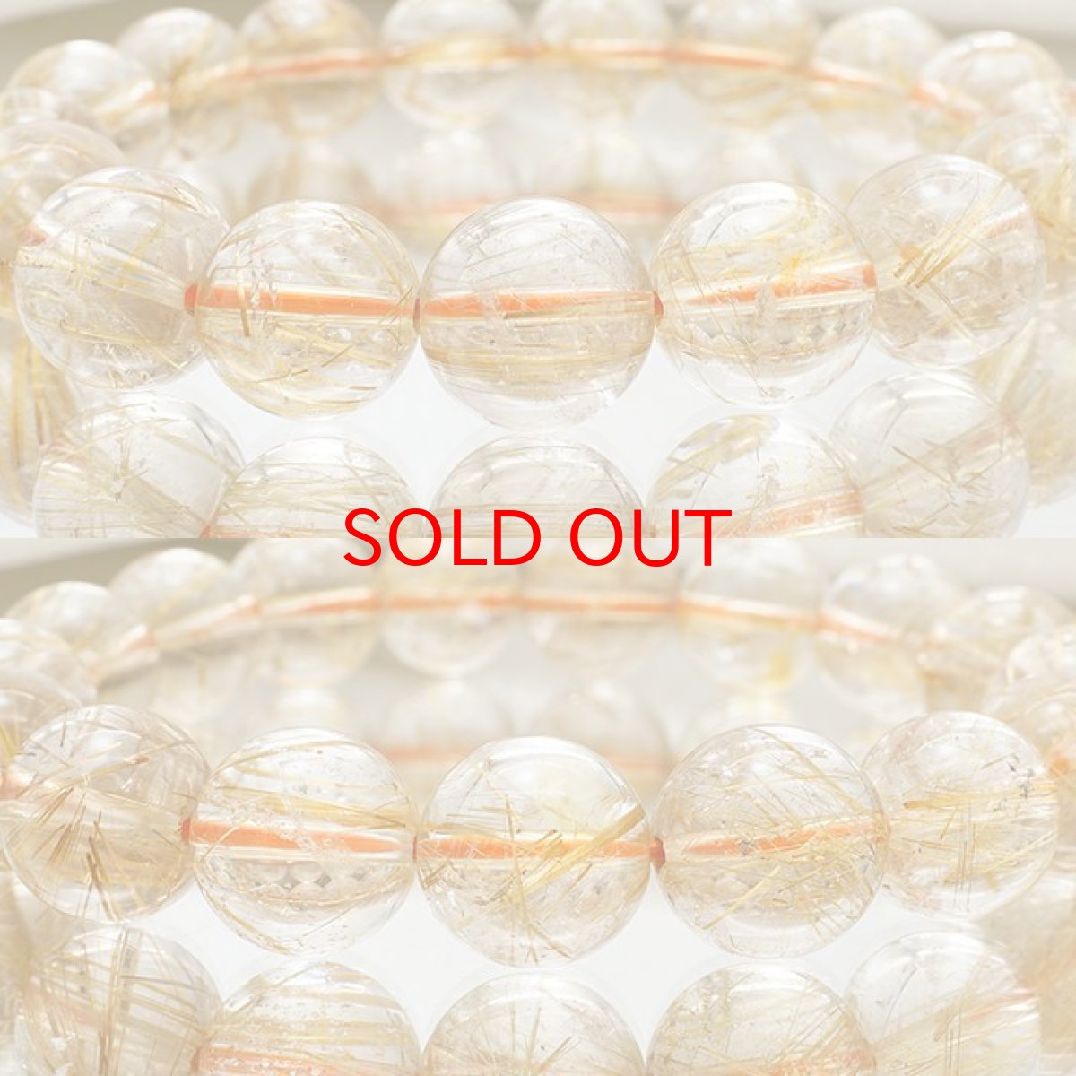 画像2: タイチンルチルクォーツブレスレット 12mm 金針水晶 taichinrutilebracelet ブラジル産 【一点もの】 ゴールドルチル 天然石 パワーストーン カラーストーン (2)