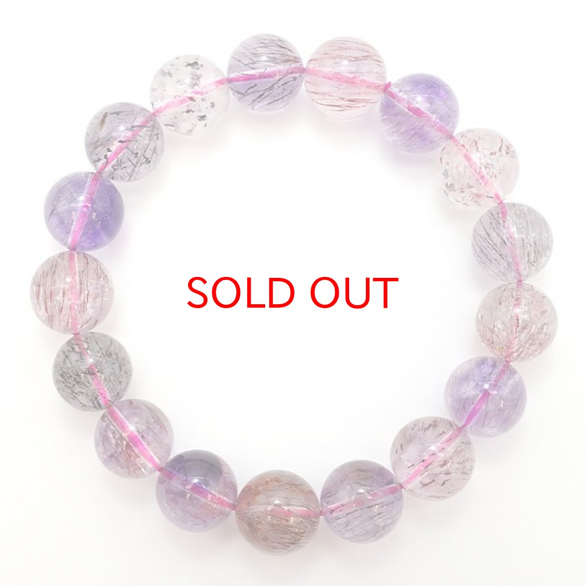 画像4: スーパーセブン ブレスレット 12mm  ブラジル産 一点もの superseven 天然石 パワーストーン  カラーストーン ハイクオリティ (4)