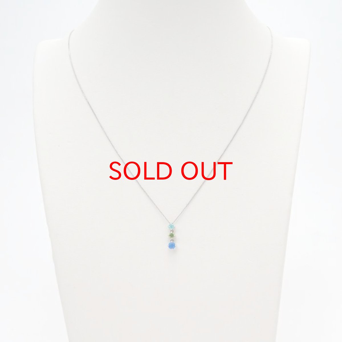 画像5: 【一点物】 ラウンドミックスカット ネックレス トルマリン デマントイドガーネット アウイン アウイナイト PT950 necklace 天然石 パワーストーン 希少石 カラーストーン (5)