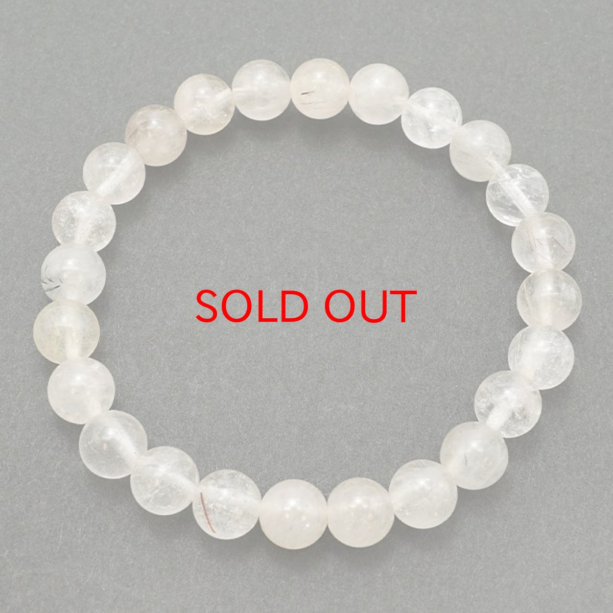 画像4: ザギマウンテンクォーツ 白 8mm ブレスレット パキスタン産  一点物  Zagi mauntain Quartz 稀少石 浄化 天然石 パワーストーン カラーストーン (4)