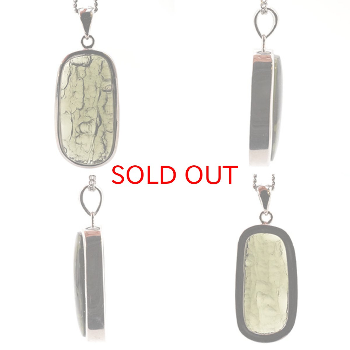 画像2: モルダバイト ペンダントトップ 6.0g チェコ産 【一点物】 moldavite 天然ガラス モルダヴ石 パワーストーン カラーストーン (2)