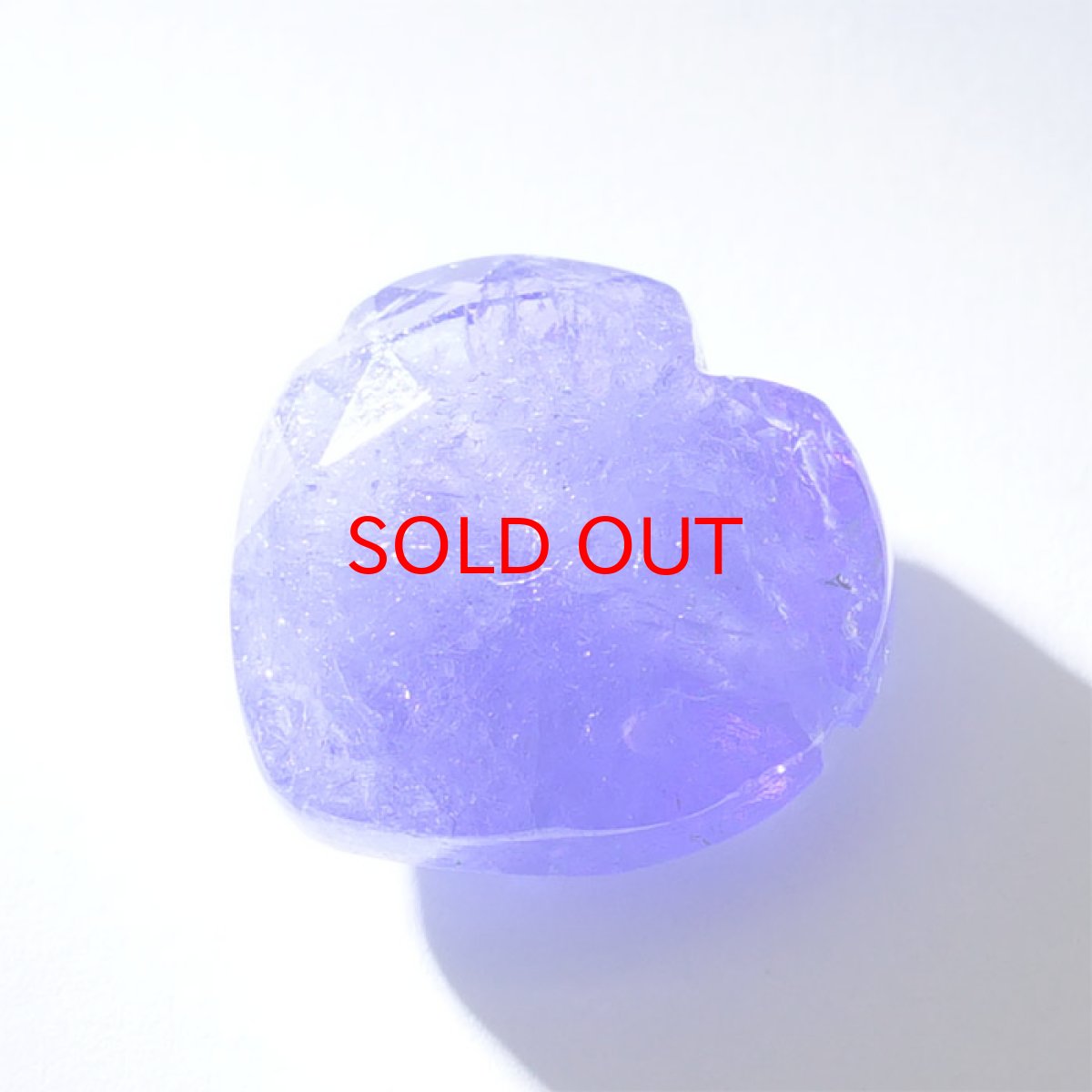 画像3: 【20%OFFセール】 天然石 ハート型ビーズ タンザナイト 15.3×15.7mm タンザニア産 【一点もの・一粒売り】 横穴貫通 穴あき 天然石 パワーストーン カラーストーン (3)