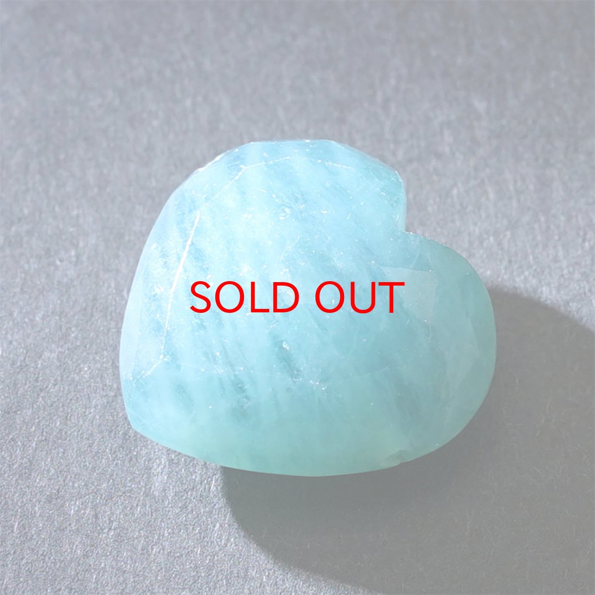 画像3: 天然石 ハート型ビーズ グランディディエライト 17.6×18.6mm マダガスカル産 【一点もの・一粒売り】 横穴貫通 穴あき 天然石 パワーストーン カラーストーン (3)