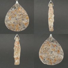 画像2: 【石の日SALE 14%OFF】 ハイアライトオパール ペンダントトップ SV925 メキシコ産 原石 Hyalite Opal  【 一点もの 】10月誕生石 オパール 天然石 パワーストーン カラーストーン (2)