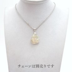 画像4: 【石の日SALE 14%OFF】 ハイアライトオパール ペンダントトップ SV925 メキシコ産 原石 Hyalite Opal  【 一点もの 】10月誕生石 オパール 天然石 パワーストーン カラーストーン (4)