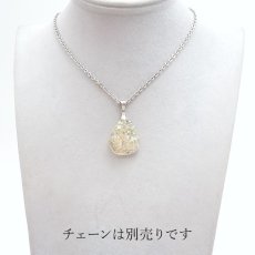 画像4: ハイアライトオパール ペンダントトップ SV925 メキシコ産 原石 Hyalite Opal  【 一点もの 】10月誕生石 オパール 天然石 パワーストーン カラーストーン (4)