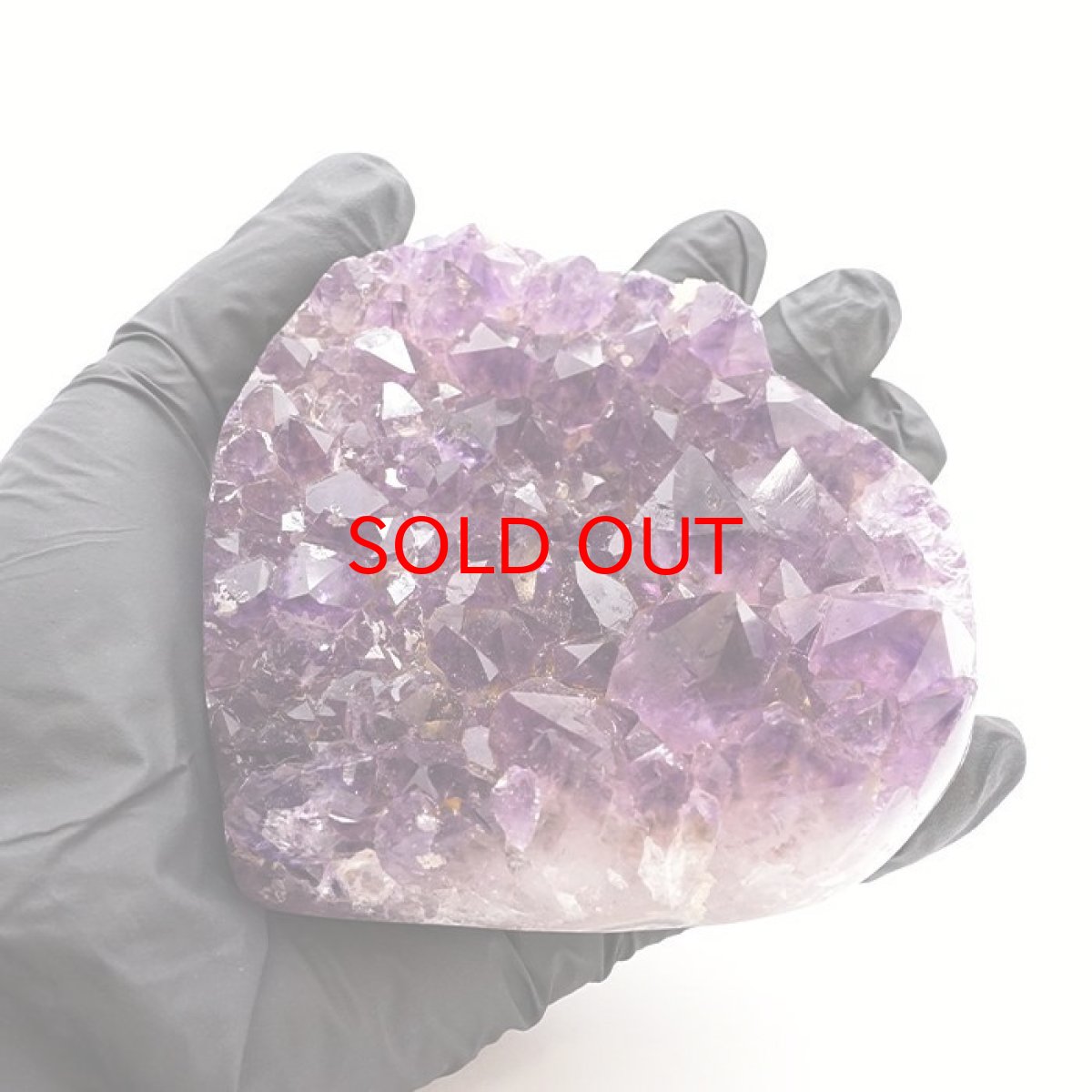 画像5: アメジストハートクラスター 425g ブラジル産 台付き amethyst 原石 2月誕生石 クラスター 天然石 紫水晶 風水 置物 浄化 パワーストーン カラーストーン (5)