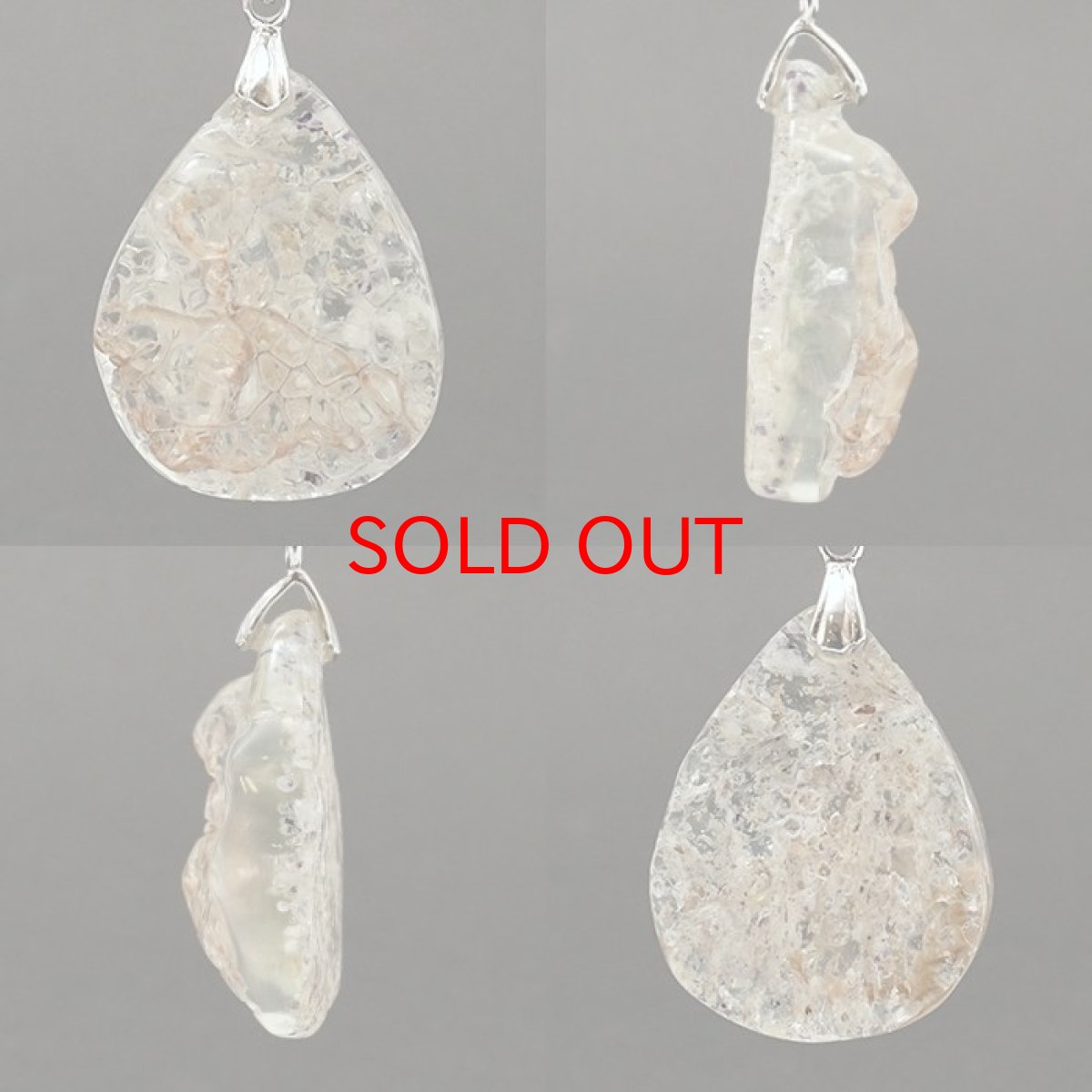 画像2: ハイアライトオパール ペンダントトップ SV925 メキシコ産 原石 Hyalite Opal  【 一点もの 】10月誕生石 オパール 天然石 パワーストーン カラーストーン (2)