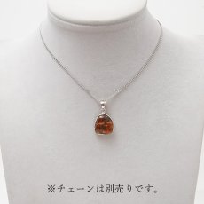 画像3: ファイヤーアゲート ペンダントトップ メキシコ産 【 一点物 】 メノウ アゲート ネックレス ペンダント 浄化 お守り 天然石 パワーストーン カラーストーン (3)