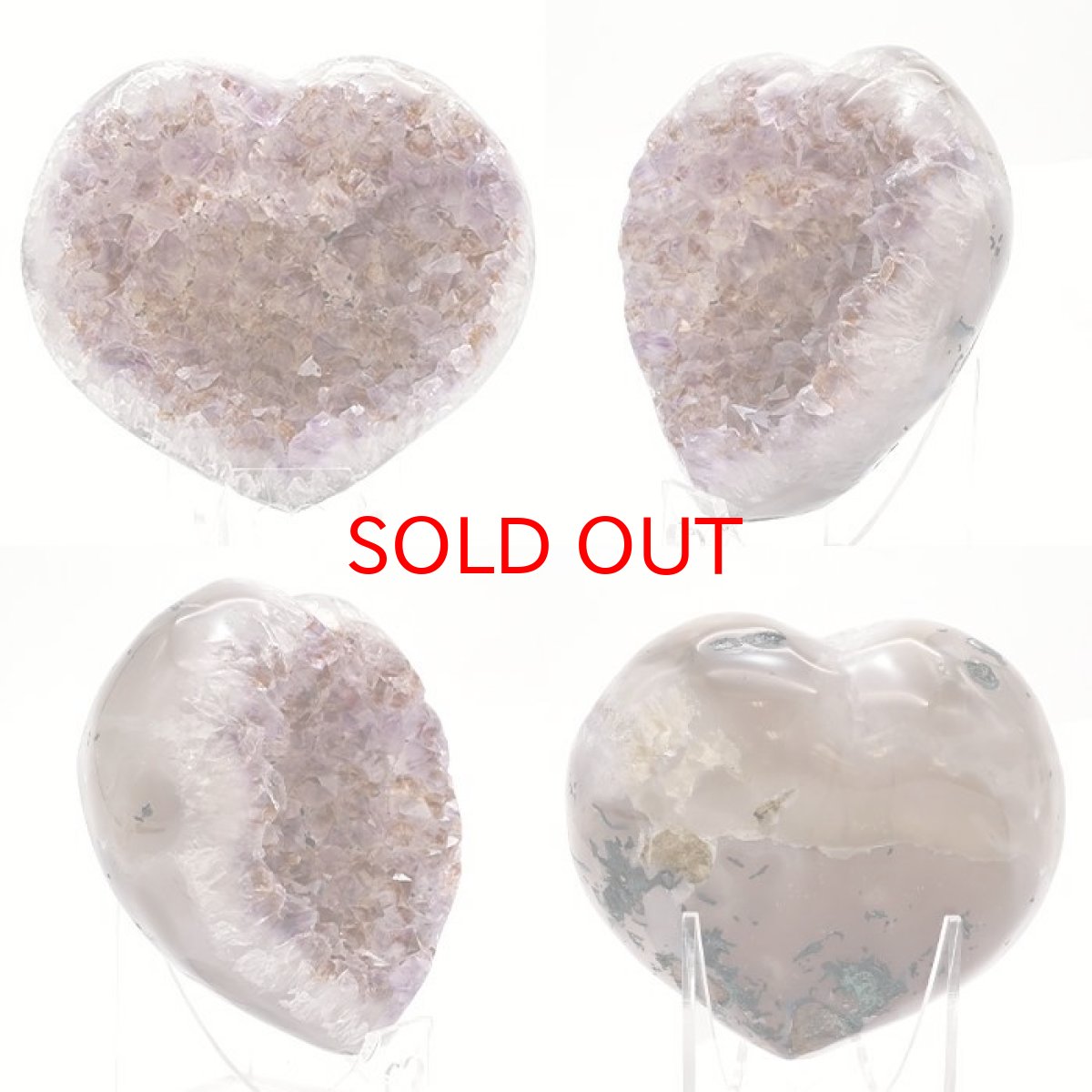 画像5: アメジストハートクラスター 695g ブラジル産 台付き amethyst 原石 2月誕生石 クラスター 天然石 紫水晶 風水 置物 浄化 パワーストーン カラーストーン (5)