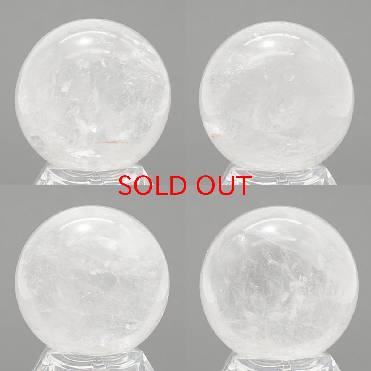 画像2: マニカラン水晶 丸玉 約38mm ヒマラヤ産  一点もの manikaran crystal 浄化 ヒマラヤ水晶 希少石  天然石 パワーストーン カラーストーン (2)