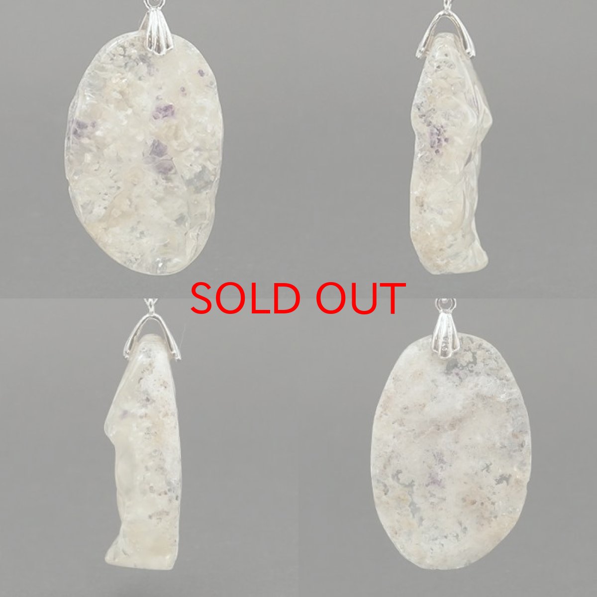 画像2: ハイアライトオパール ペンダントトップ SV925 メキシコ産 原石 Hyalite Opal  【 一点もの 】10月誕生石 オパール 天然石 パワーストーン カラーストーン (2)