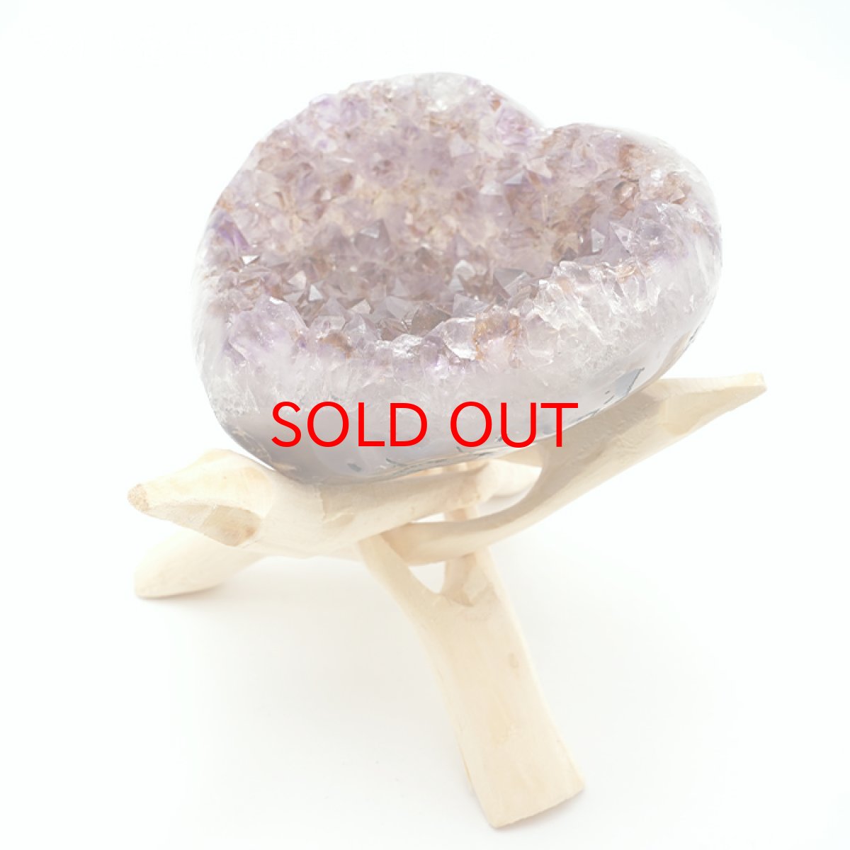 画像7: アメジストハートクラスター 695g ブラジル産 台付き amethyst 原石 2月誕生石 クラスター 天然石 紫水晶 風水 置物 浄化 パワーストーン カラーストーン (7)