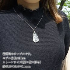 画像5: 【石の日SALE 14%OFF】 ハイアライトオパール ペンダントトップ SV925 メキシコ産 原石 Hyalite Opal  【 一点もの 】10月誕生石 オパール 天然石 パワーストーン カラーストーン (5)