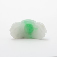 画像3: ミャンマー翡翠 ブレストップ 彫り物 【 一点もの 】 Jade Jadeite ひすい ヒスイ 翡翠 ブレスレット お守り 天然石 パワーストーン カラーストーン (3)