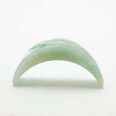 画像3: ミャンマー翡翠 ブレストップ 彫り物 【 一点もの 】 Jade Jadeite ひすい ヒスイ 翡翠 ブレスレット お守り 天然石 パワーストーン カラーストーン (3)