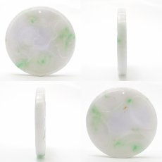 画像2: ミャンマー翡翠 鳥 彫り物 プレート 【 一点もの 】 Jade Jadeite ひすい ヒスイ 翡翠 お守り 天然石 パワーストーン カラーストーン (2)