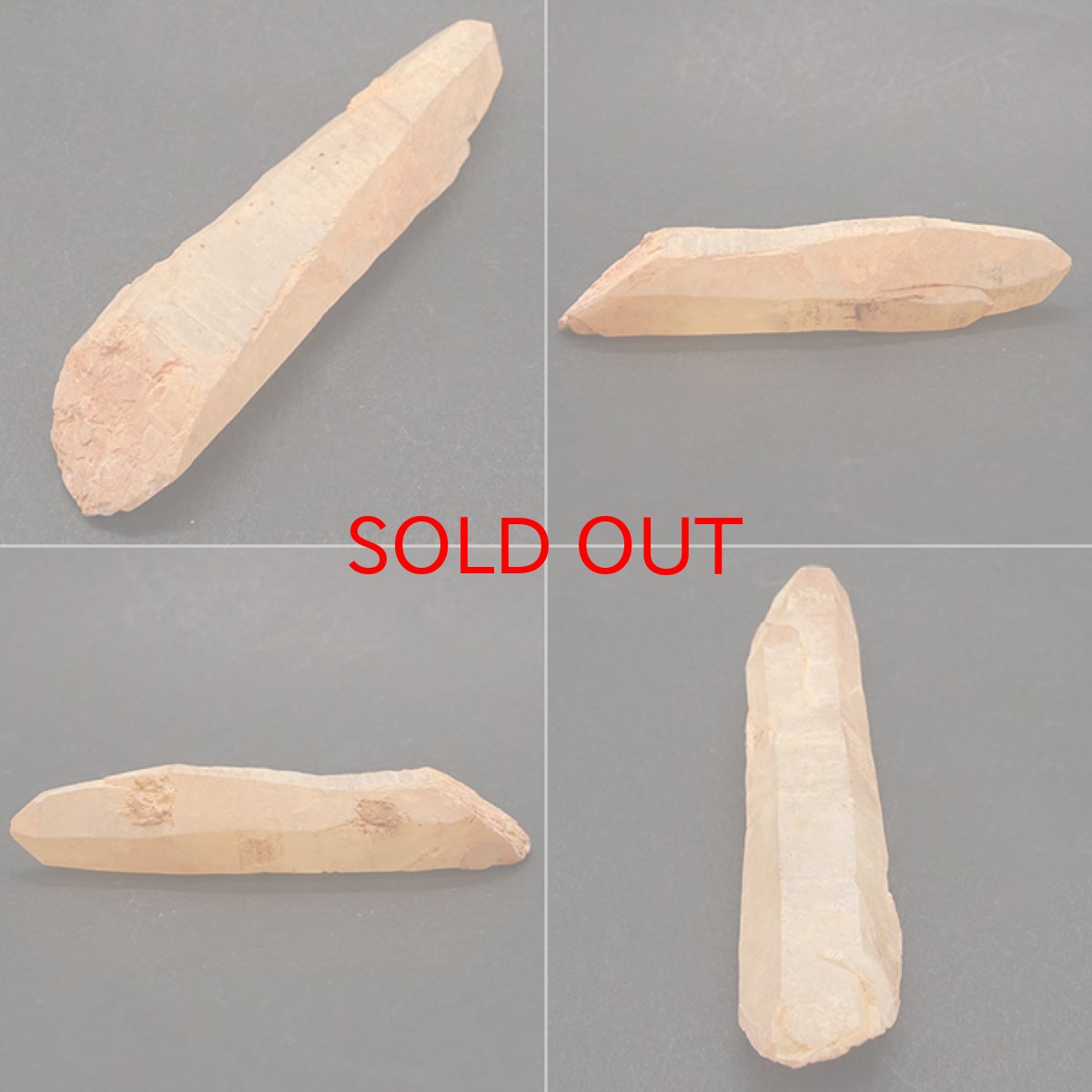 画像2: タンジェリンレーザークォーツ 28.9g コンゴ産 【一点物】 天然石 パワーストーン カラーストーン (2)